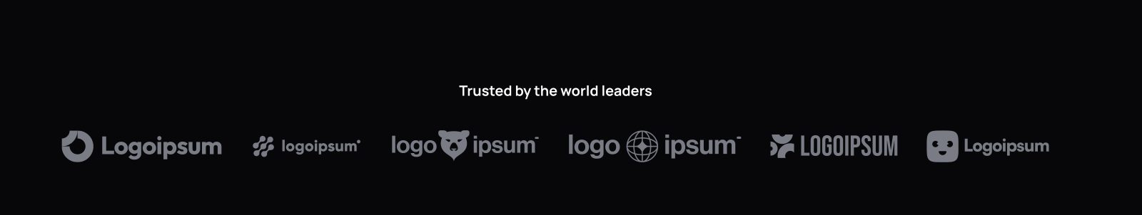 AD3 section 03 — Trusted by the world leaders