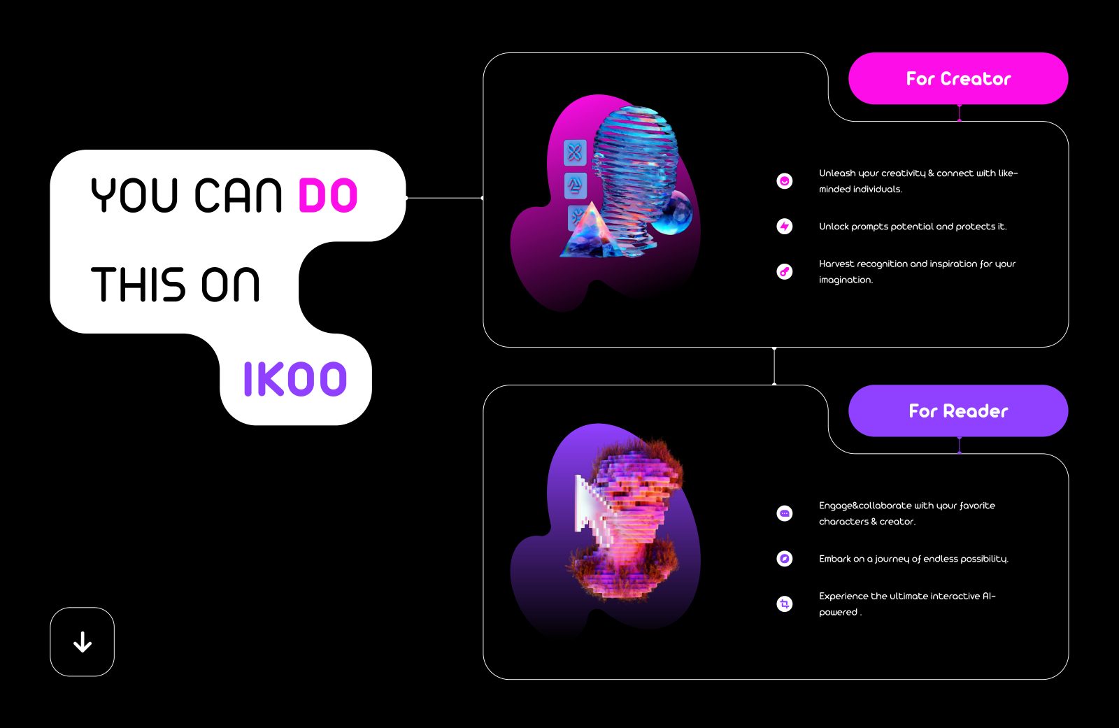 IKOO section 04 — For Creator / For Reader